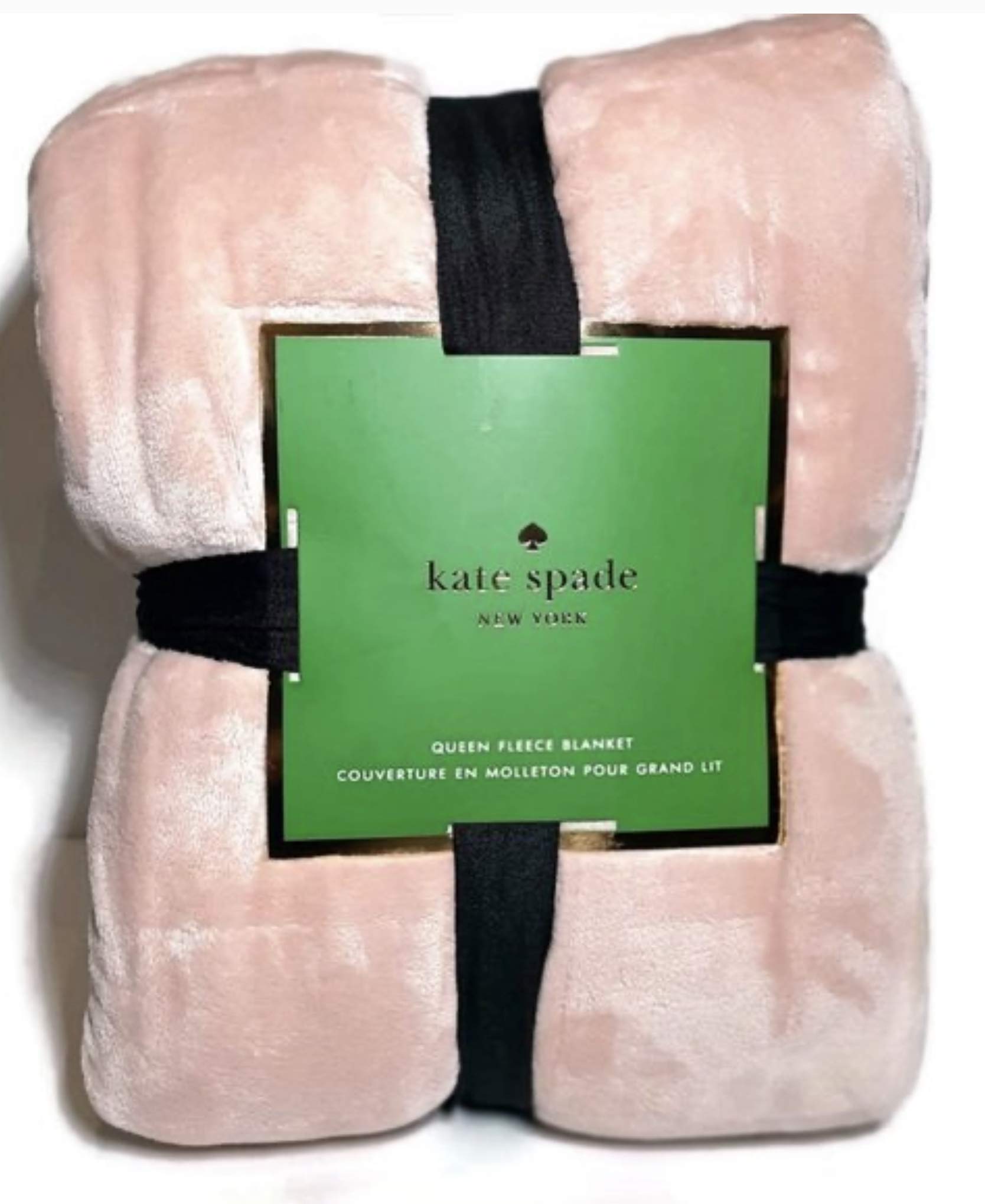Kate Spade New York Midnight Black Full/Queen Plush Micromink